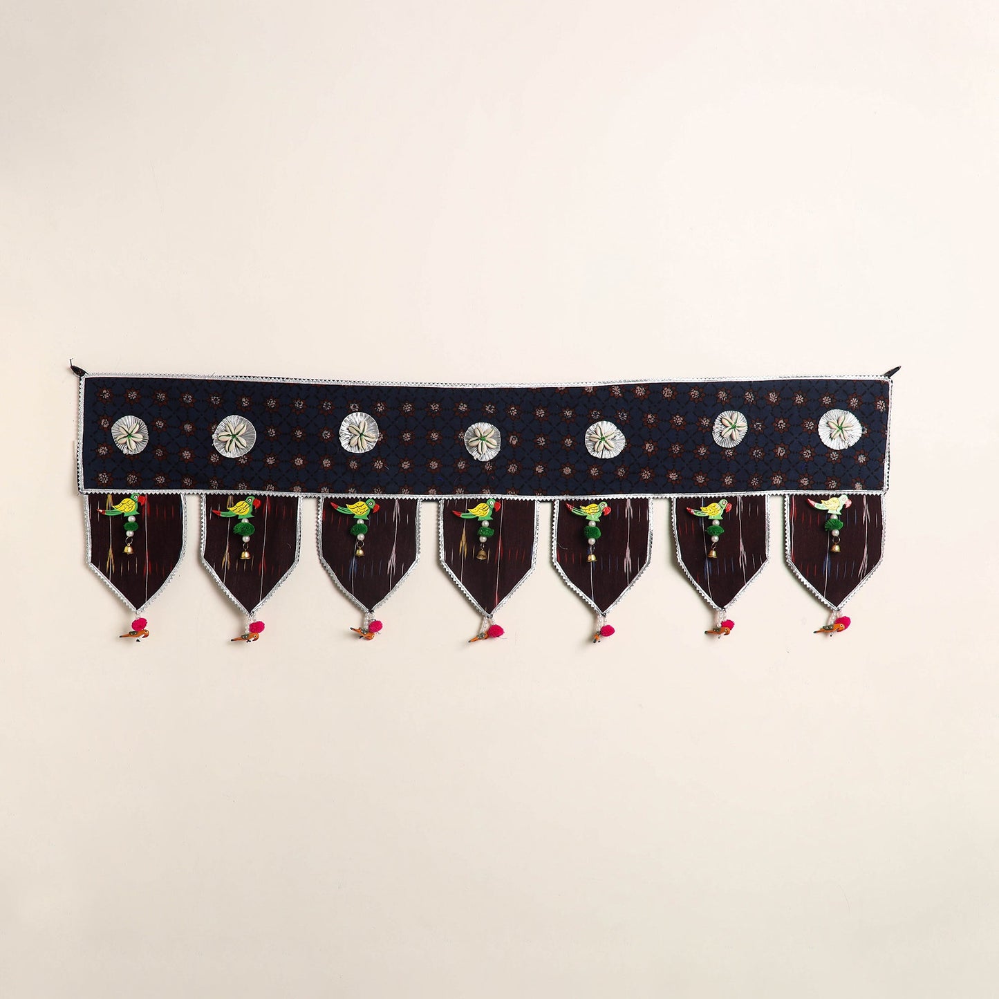 Handmade fabric toran for festive decor 28 - handcrafted