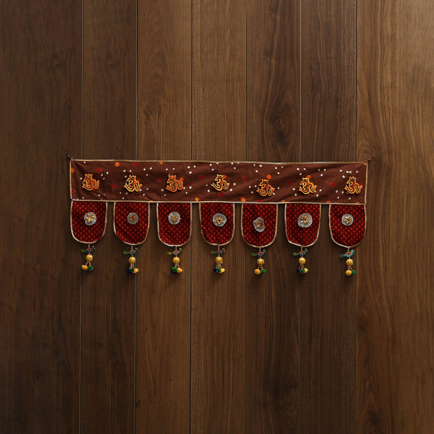 Handmade fabric toran for festive decor 30 - handcrafted