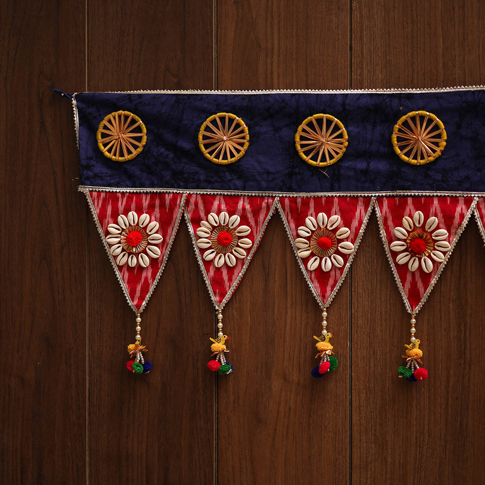 Handmade fabric toran for festive decor 32 - handcrafted