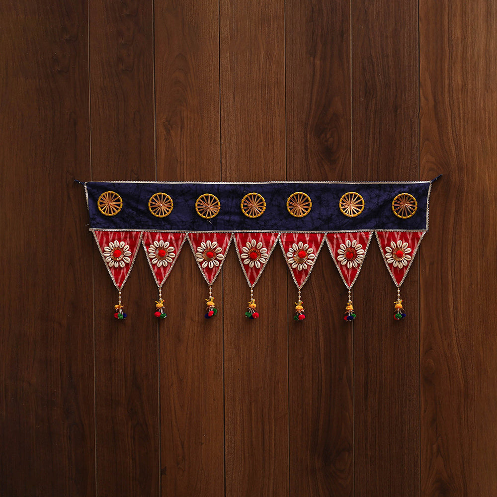 Handmade fabric toran for festive decor 32 - handcrafted