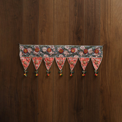 Handmade fabric toran for festive decor 36 - handcrafted