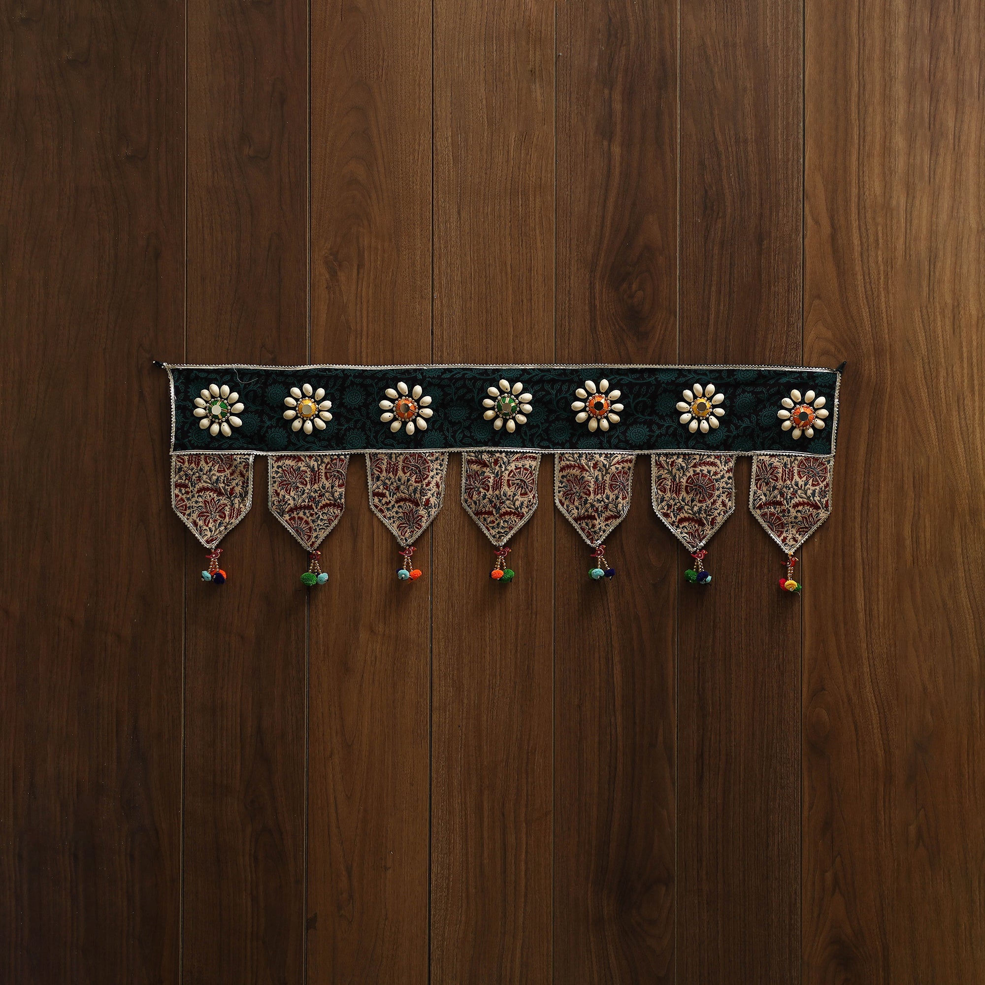 Handmade fabric toran for festive decor 37 - handcrafted