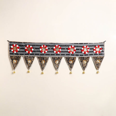 Handmade fabric toran for festive decor 39 - handcrafted