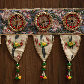 Handmade fabric toran for festive decor 39 - handcrafted