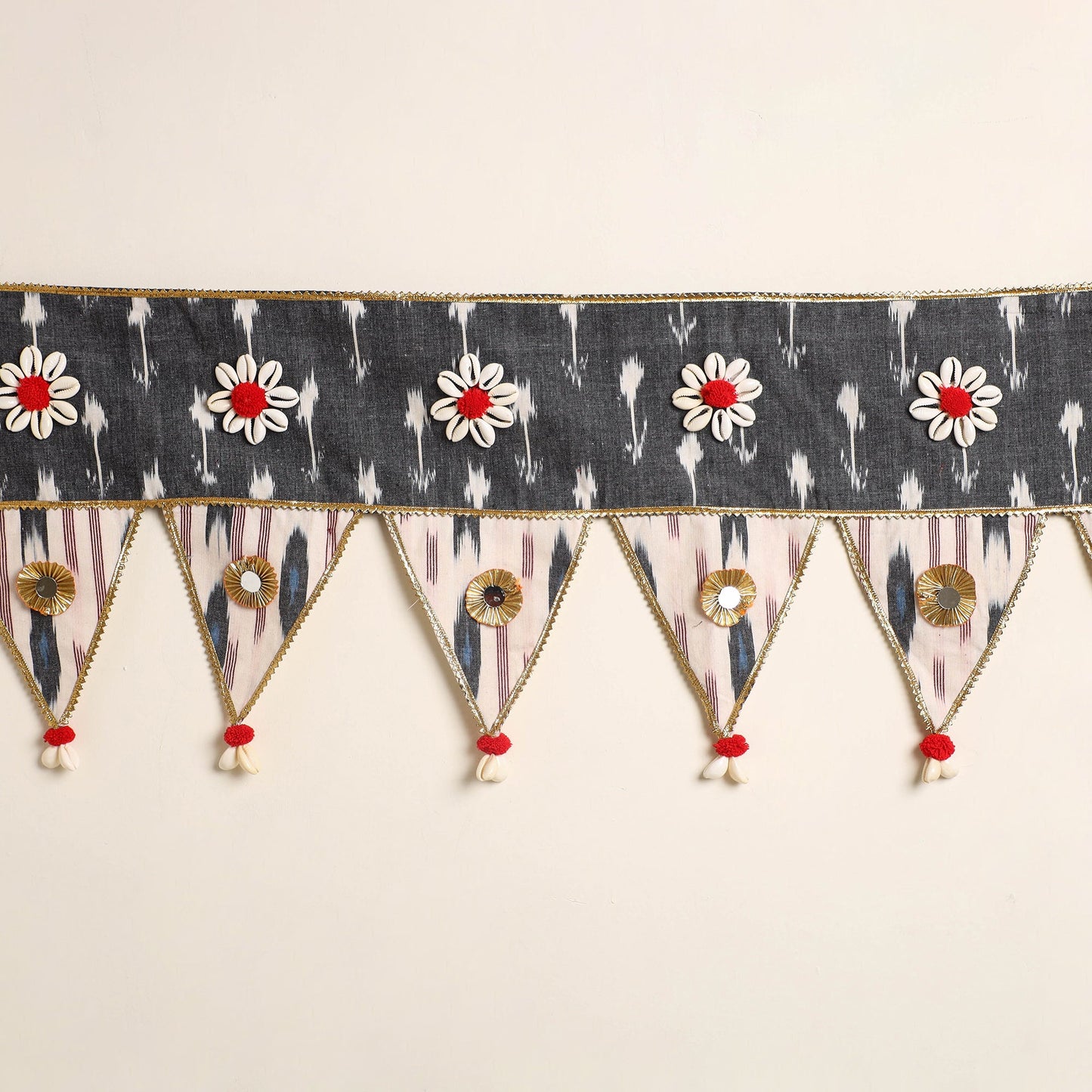 Handmade fabric toran for festive decor 40 - handcrafted