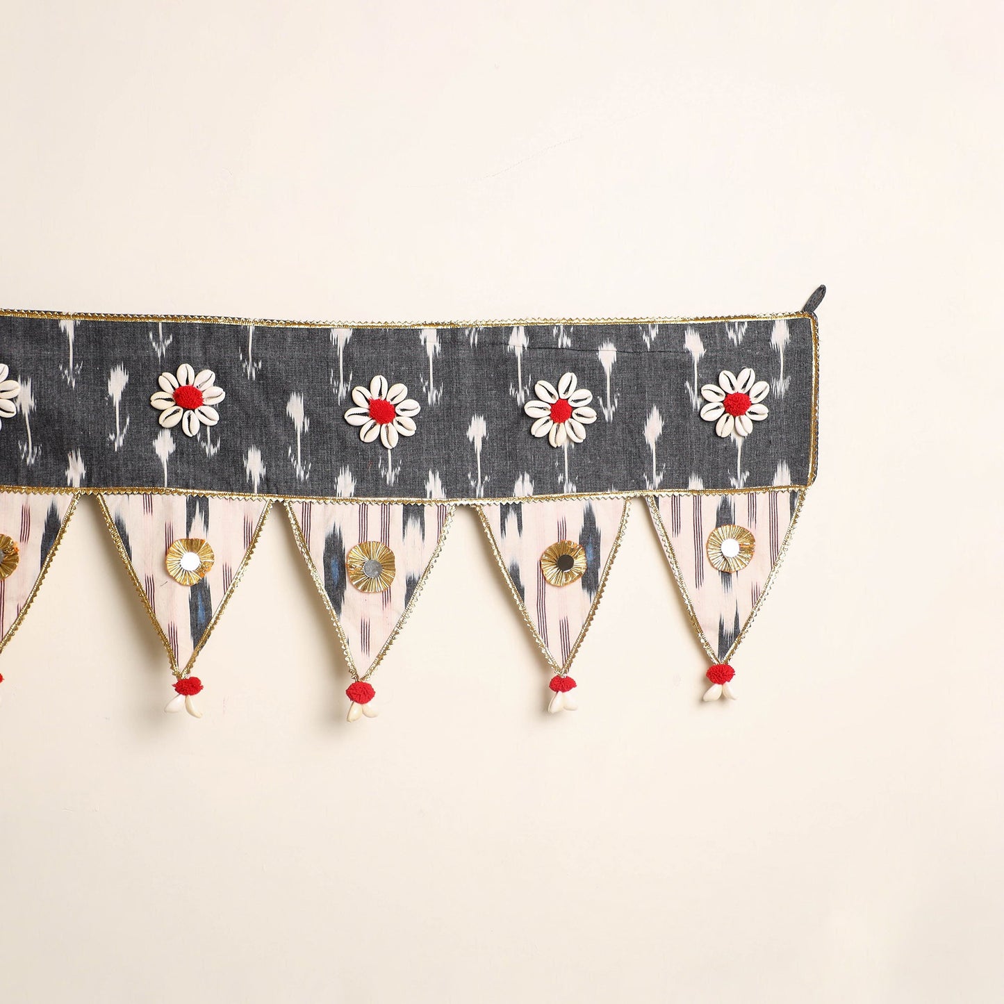 Handmade fabric toran for festive decor 40 - handcrafted