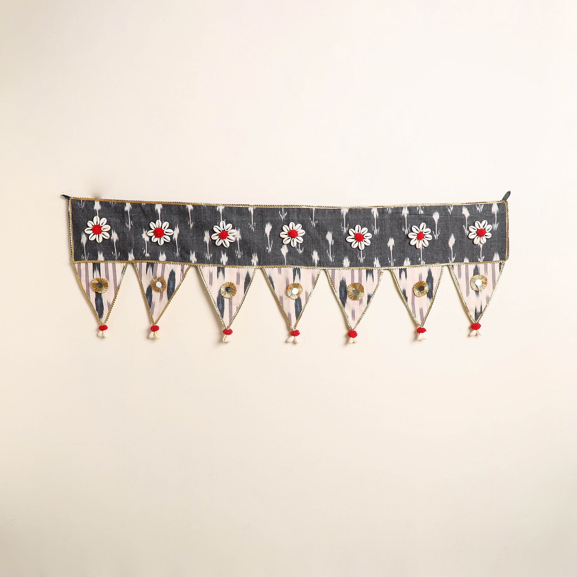 Handmade fabric toran for festive decor 40 - handcrafted