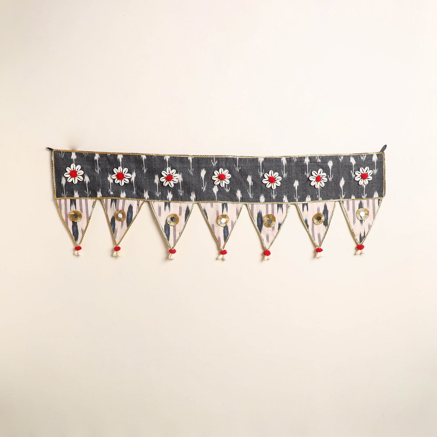 Handmade fabric toran for festive decor 40 - handcrafted