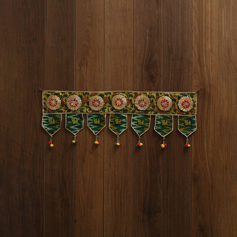 Handmade fabric toran for festive decor 43 - handcrafted