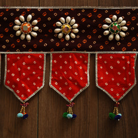 Handmade fabric toran for festive decor 44 - handcrafted