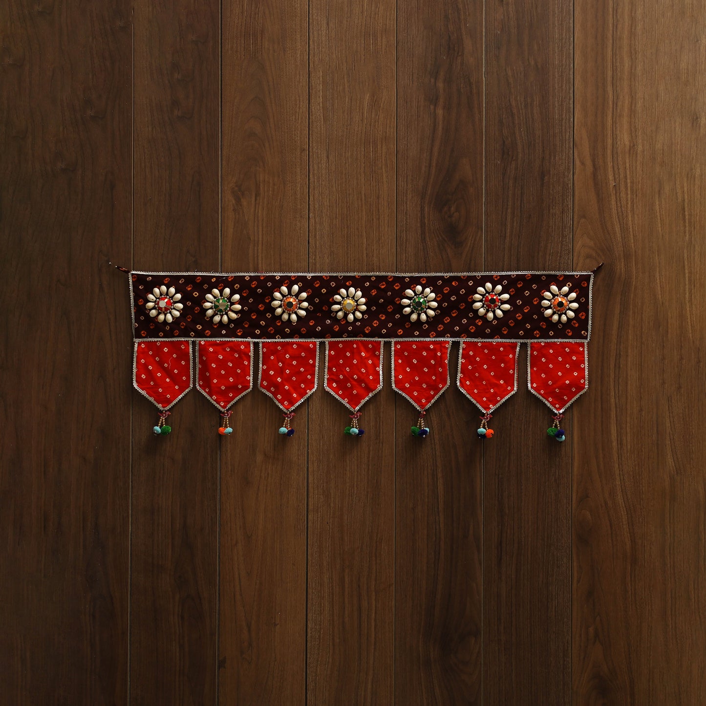 Handmade fabric toran for festive decor 44 - handcrafted