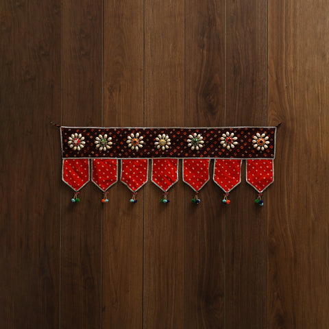 Handmade fabric toran for festive decor 44 - handcrafted