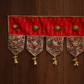 Handmade fabric toran for festive decor 45 - handcrafted