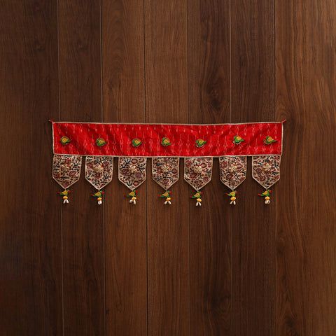 Handmade fabric toran for festive decor 45 - handcrafted