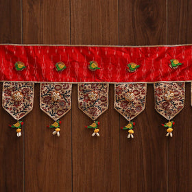 Handmade fabric toran for festive decor 45 - handcrafted