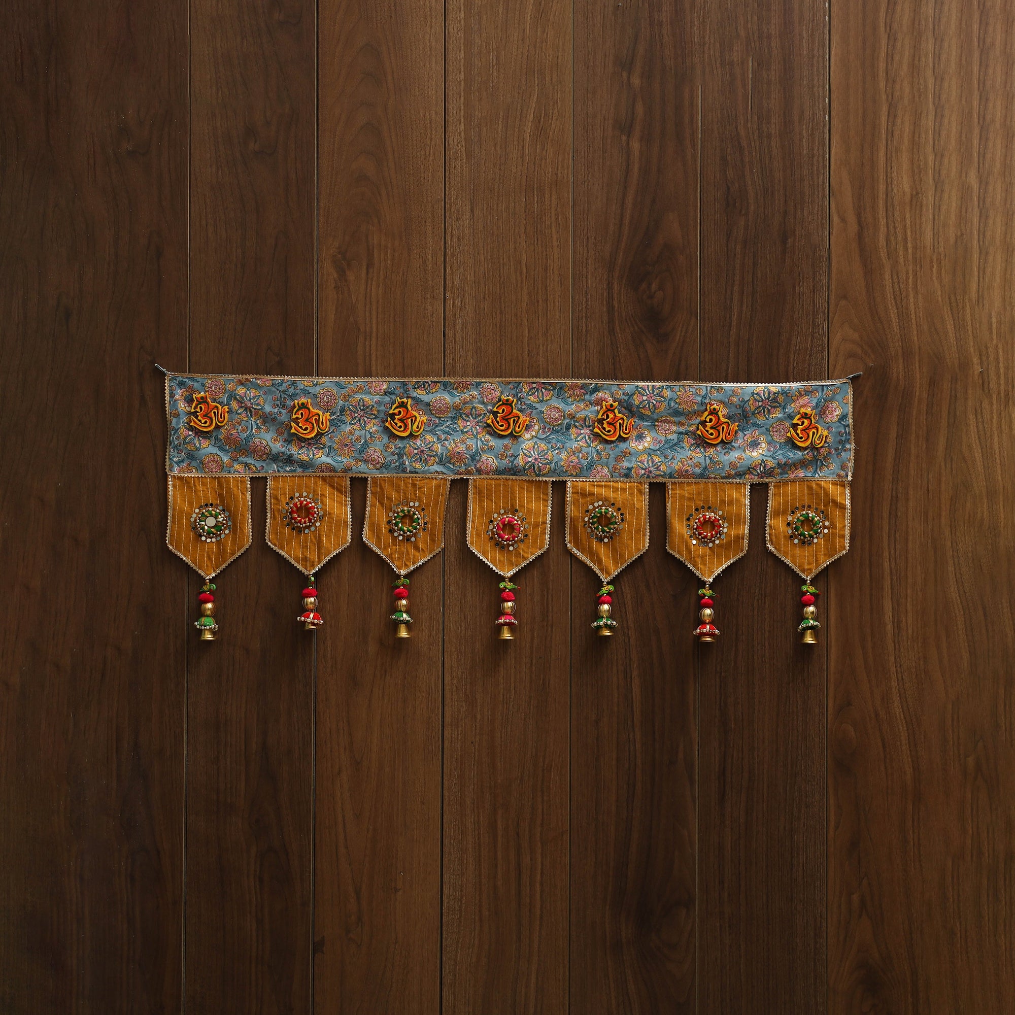 Handmade fabric toran for festive decor 47 - handcrafted