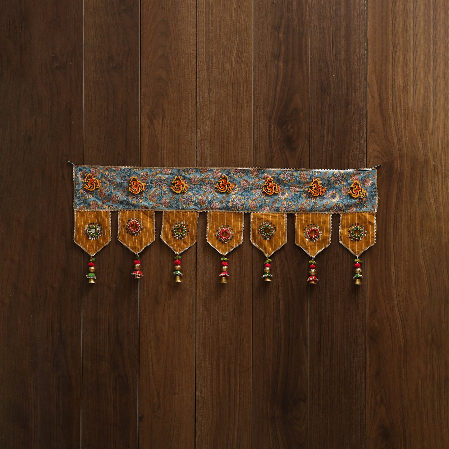 Handmade fabric toran for festive decor 47 - handcrafted