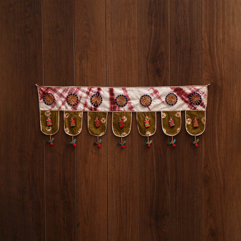 Handmade fabric toran for festive decor 48 - handcrafted