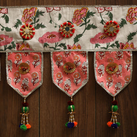 Handmade fabric toran for festive decor 49 - handcrafted