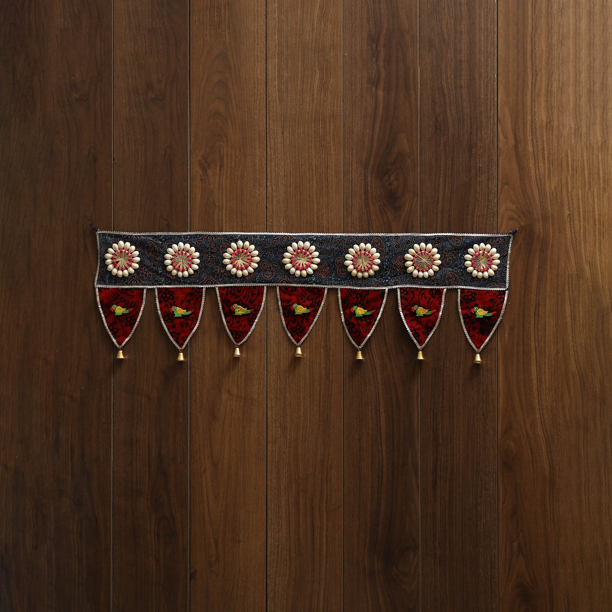 Handmade fabric toran for festive decor 51 - handcrafted