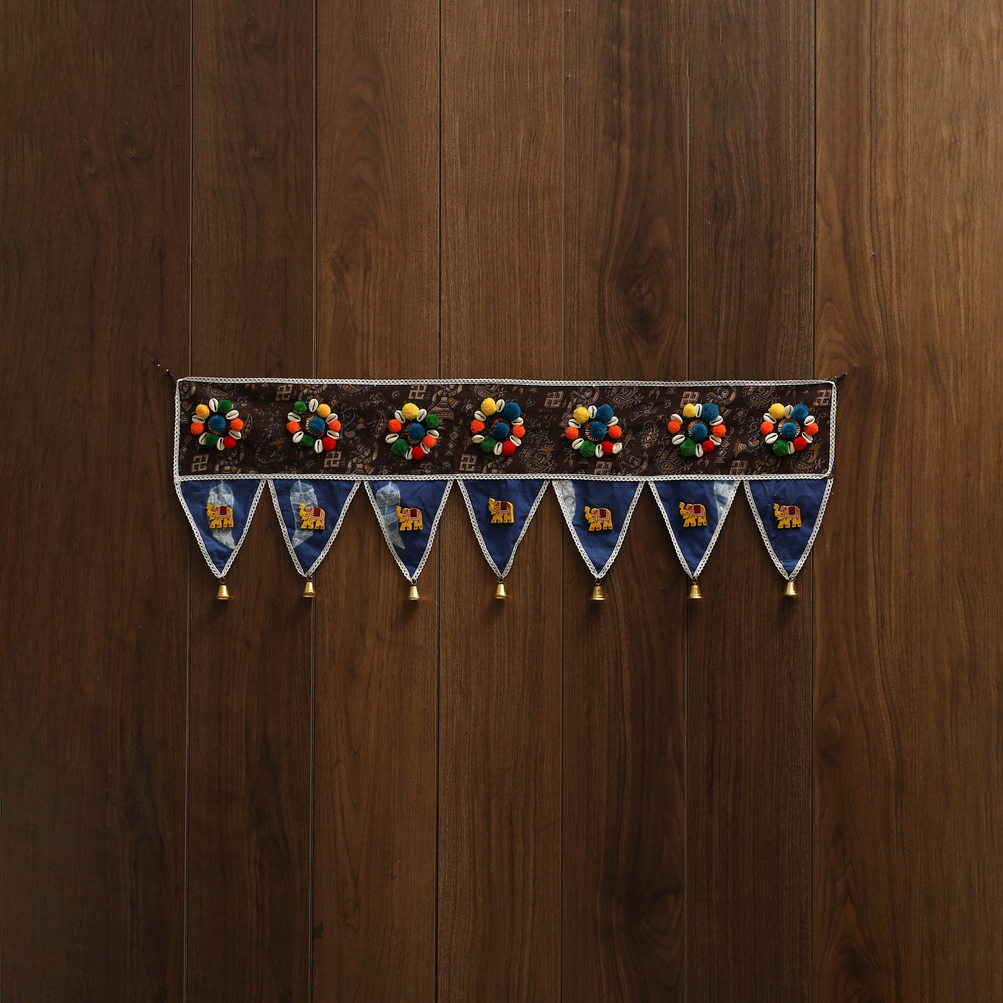 Handmade fabric toran for festive decor 52 - handcrafted