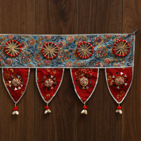 Handmade fabric toran for festive decor 53 - handcrafted