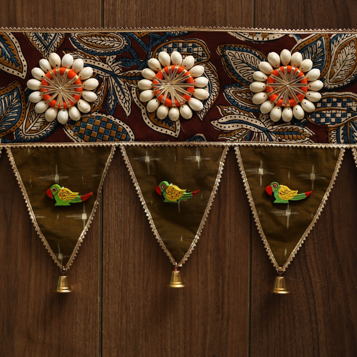 Handmade fabric toran for festive decor 55 - handcrafted