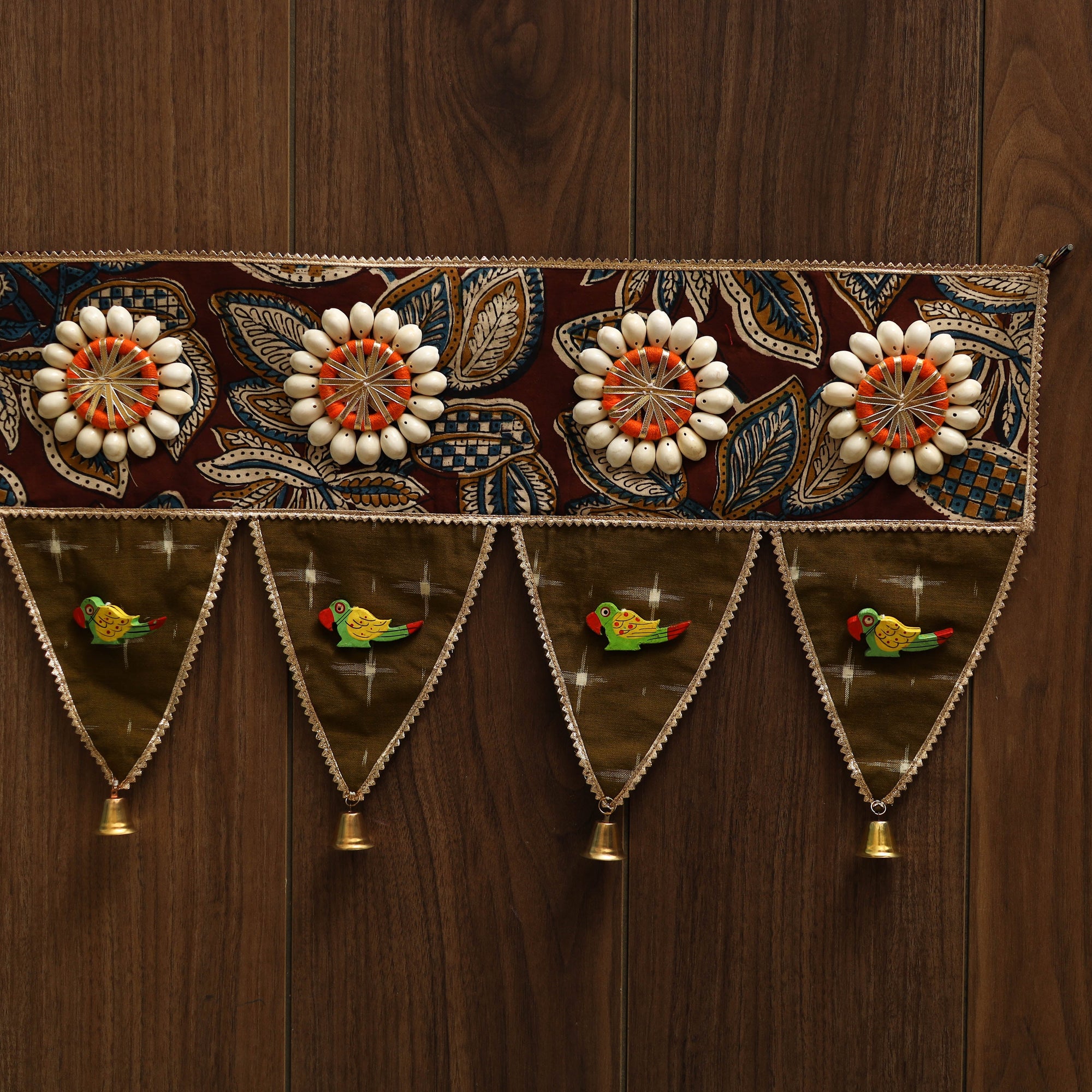 Handmade fabric toran for festive decor 55 - handcrafted