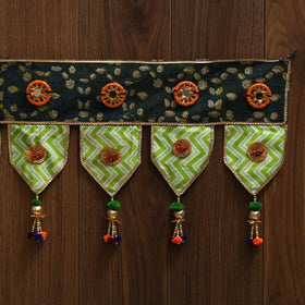 Handmade fabric toran for festive decor 56 - handcrafted