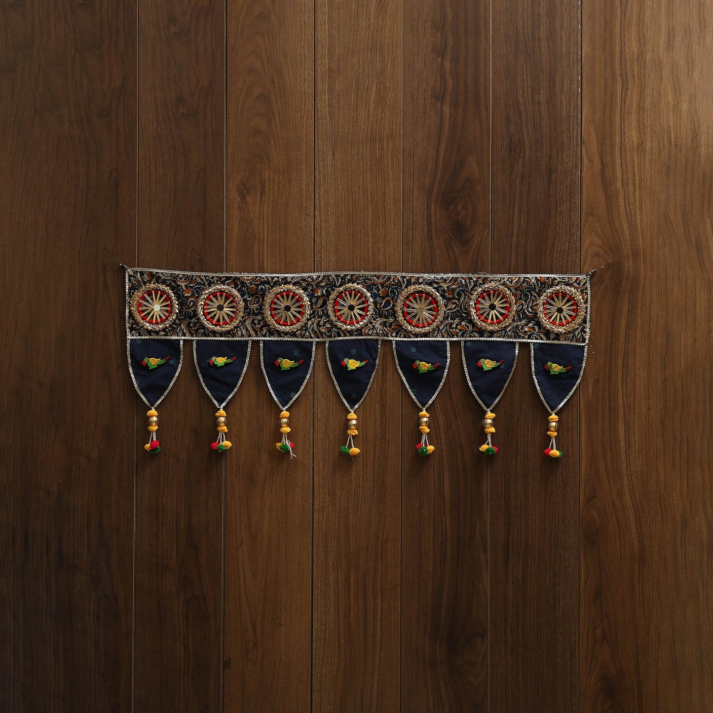 Handmade fabric toran for festive decor 57 - handcrafted