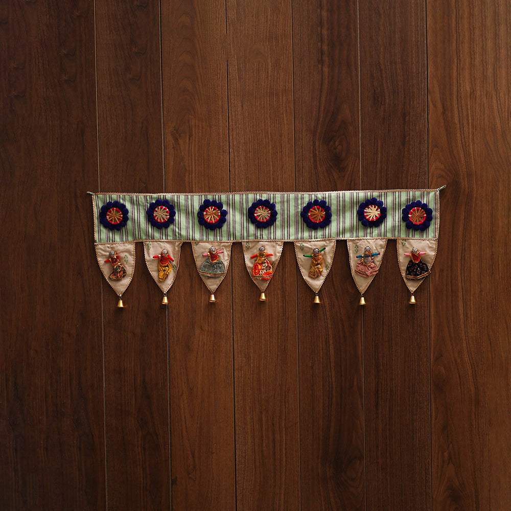 Handmade fabric toran for festive decor 59 - handcrafted