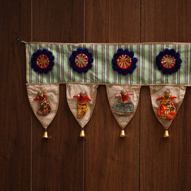 Handmade fabric toran for festive decor 59 - handcrafted