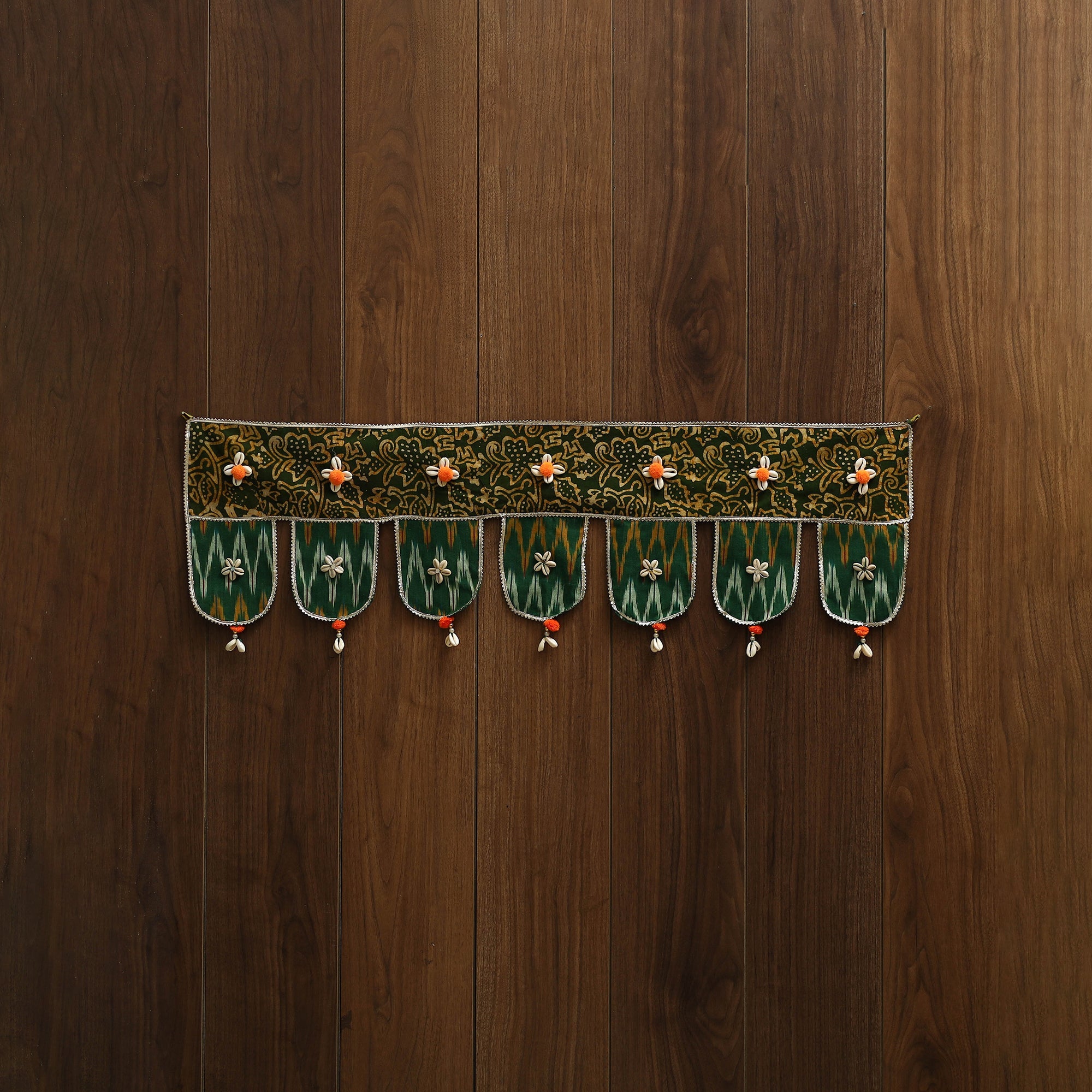 Handmade fabric toran for festive decor 60 - handcrafted