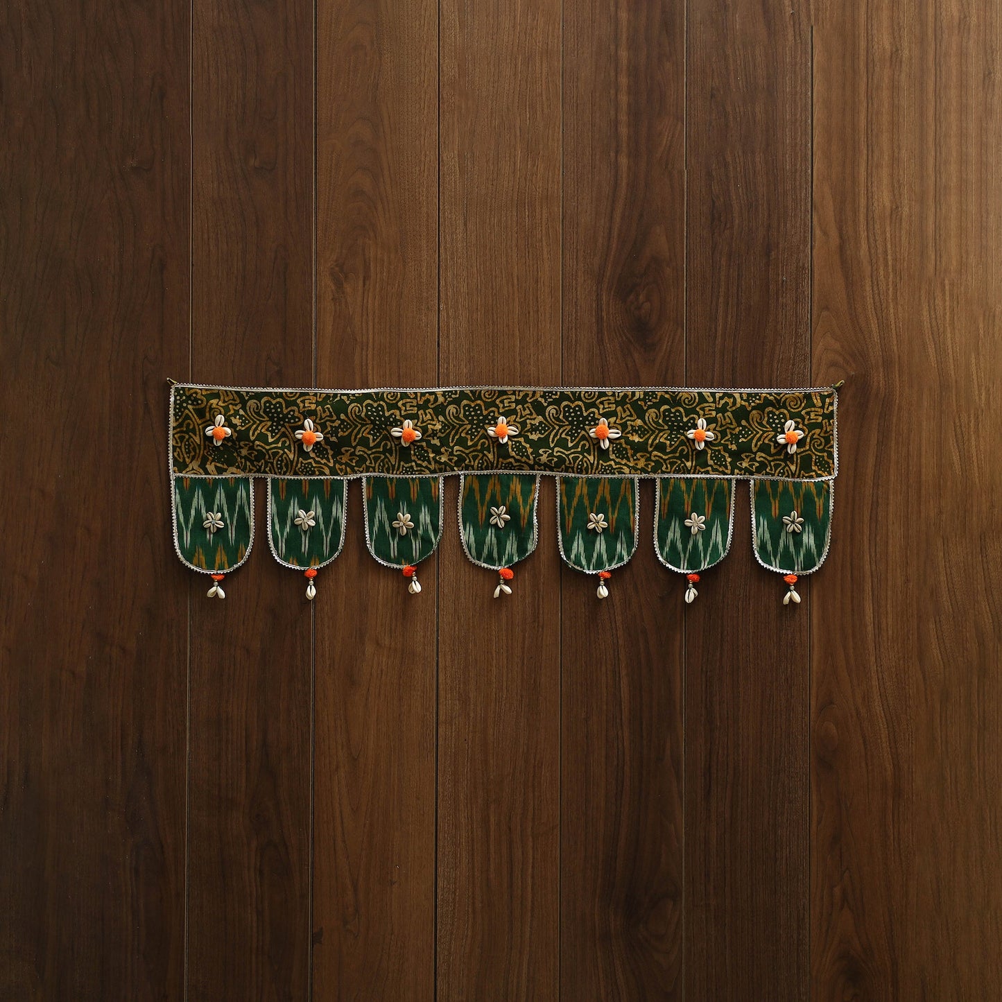 Handmade fabric toran for festive decor 60 - handcrafted