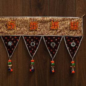 Handmade fabric toran for festive decor 63 - handcrafted