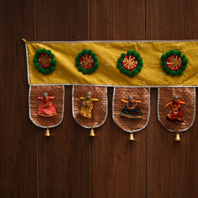 Handmade fabric toran for festive decor 67 - handcrafted