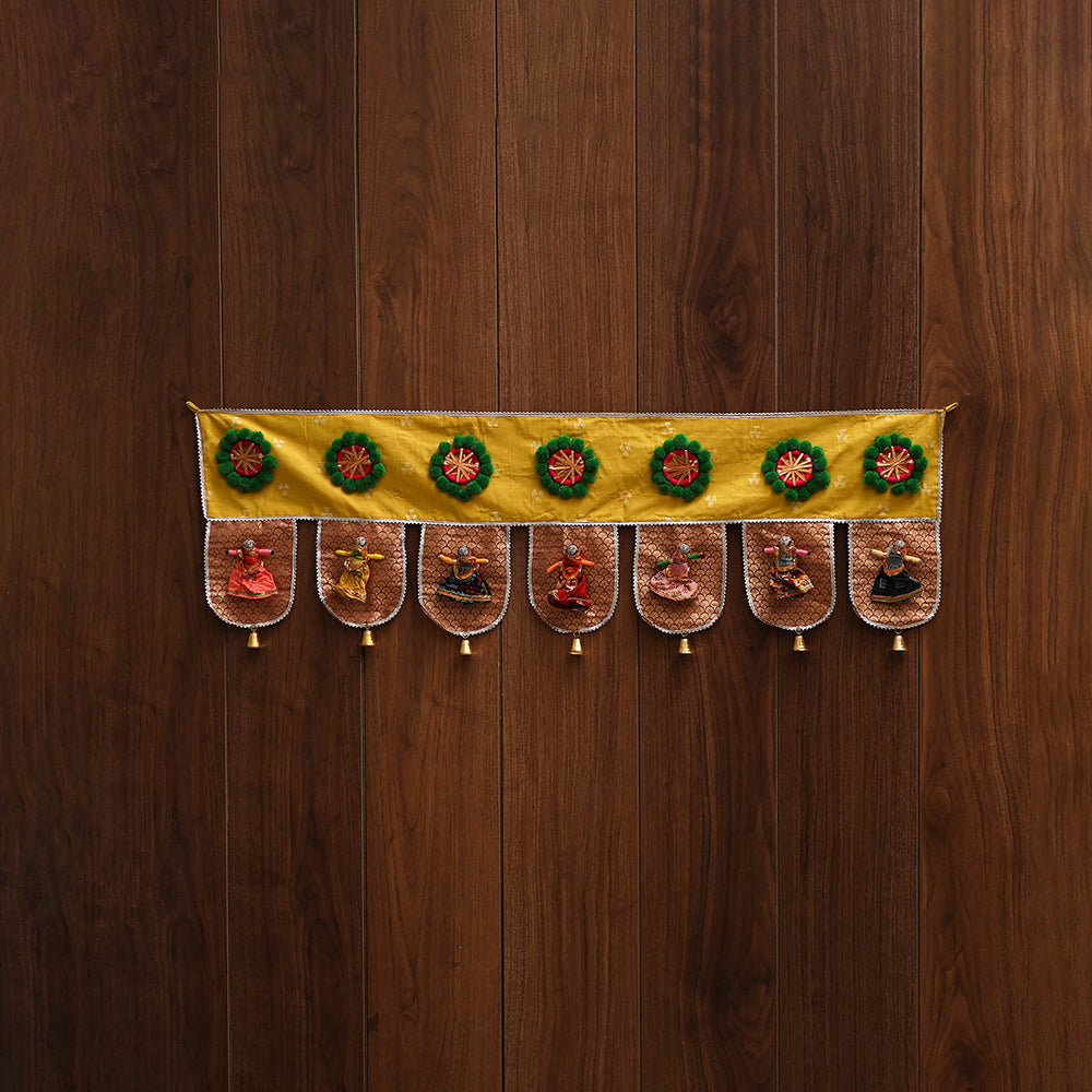 Handmade fabric toran for festive decor 67 - handcrafted