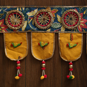 Handmade fabric toran for festive decor 68 - handcrafted