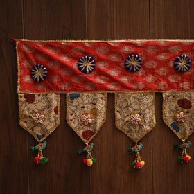 Handmade fabric toran for festive decor 71 - handcrafted