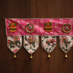Handmade fabric toran for festive decor 74 - handcrafted