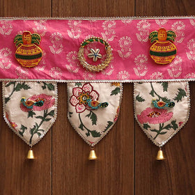 Handmade fabric toran for festive decor 74 - handcrafted