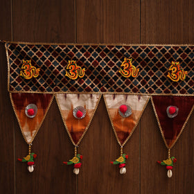 Handmade fabric toran for festive decor 76 - handcrafted