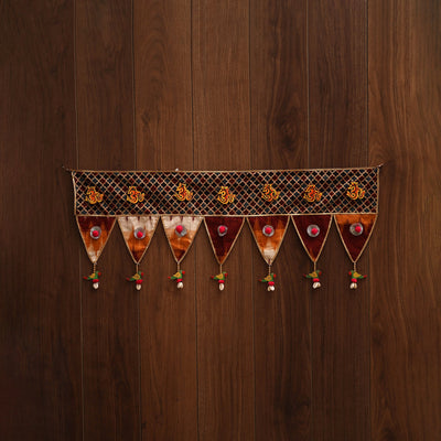 Handmade fabric toran for festive decor 76 - handcrafted