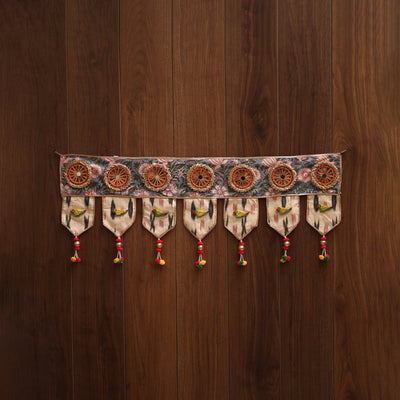 Handmade fabric toran for festive decor 77 - handcrafted