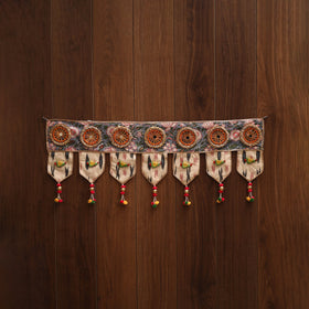 Handmade fabric toran for festive decor 77 - handcrafted