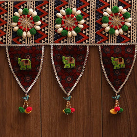 Handmade fabric toran for festive decor 80 - handcrafted