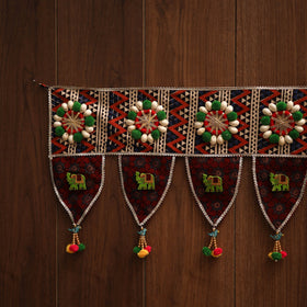 Handmade fabric toran for festive decor 80 - handcrafted
