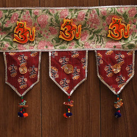 Handmade fabric toran for festive decor 81 - handcrafted