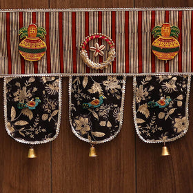 Handmade fabric toran for festive decor 82 - handcrafted