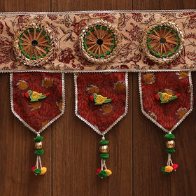 Handmade fabric toran for festive decor 83 - handcrafted